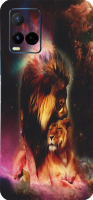 Mclaxa King Of Nature multicolour Mobile Back Skin, King Of Nature, VIVO Y 21 T Mobile Skin(King Of Nature Skin With Super Matte Finish..)
