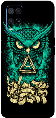LAMHA Oppo A54, oppo a54 Mobile Skin(Ultra Super Angry Owl Skin With High Mattte Finish.)