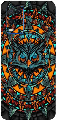 LAMHA OPPO A54, oppo a54, Oppo a54, Oppo A54 Mobile Skin(Ultra Super Mighty Owl Skin With High Mattte Finish.)