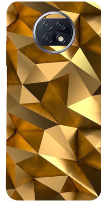 Mclaxa Golden Poly Mobile Back Skin, Golden Poly, REDMI NOTE 9t 5g Mobile Skin(Golden Poly Skin With Super Matte Finish)