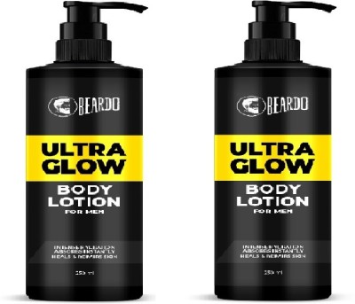 BEARDO Ultraglow Body Lotion for Men | Absorbs Instantly | Heals & Repairs Skin