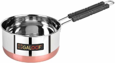 GALOOF Stainless Steel Copper bottom Sauce Pan / MILK PAN / TEA PAN Capacity:- 1.5L Sauce Pan 17 cm diameter 1 L capacity(Stainless Steel)