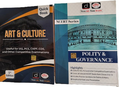 Drishti New Edition Quick Book Art & Culture & NCERT Series Polity & Governace (In English Medium)(Paperback, Drishti By Expert Team)