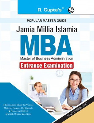 Jamia Millia Islamia (JMI) MBA Entrance Exam Guide(Paperback, By R Gupta)