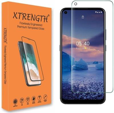 XTRENGTH Edge To Edge Tempered Glass for Realme 8i(Pack of 1)