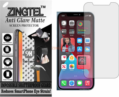 ZINGTEL Impossible Screen Guard for APPLE IPHONE 12 PRO MAX (Matte Finish)(Pack of 1)