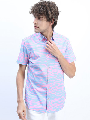 HIGHLANDER Men Printed Casual Multicolor Shirt