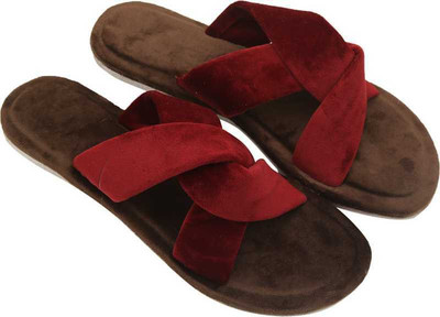 RareStep Women Casual(Brown, Maroon , 8)
