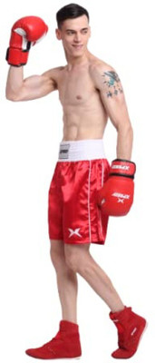 XpeeD Solid Men Red Boxer Shorts