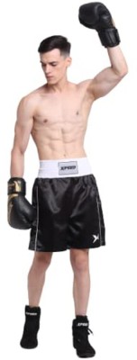 XpeeD Solid Men Black Boxer Shorts