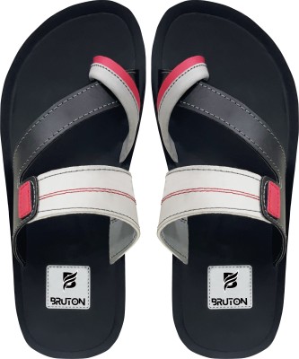 BRUTON Slippers(Black, Red 6)