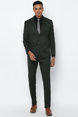 Allen Solly Single Breasted Solid Men Suit