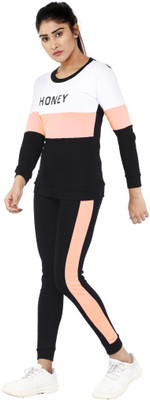 DTR FASHION Colorblock Women Track Suit