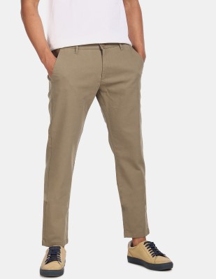 RUGGERS Regular Fit Men Brown Trousers