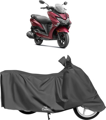 DROHAR Waterproof Two Wheeler Cover for Suzuki(Burgman Street, Grey)