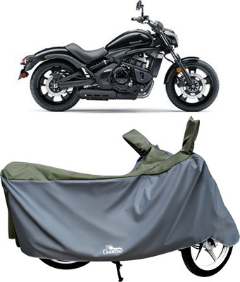 XAFO Two Wheeler Cover for Kawasaki(Vulcan S, Green)