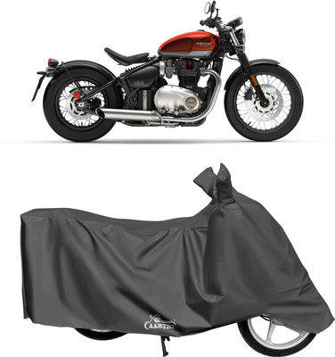 DROHAR Waterproof Two Wheeler Cover for Triumph(Bonneville T120 Black BS6, Grey)