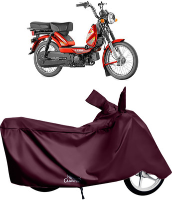 DROHAR Waterproof Two Wheeler Cover for TVS(Heavy Duty, Red)