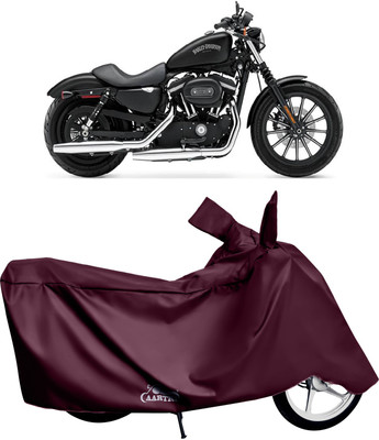 XAFO Waterproof Two Wheeler Cover for Harley Davidson(Iron 883, Red)