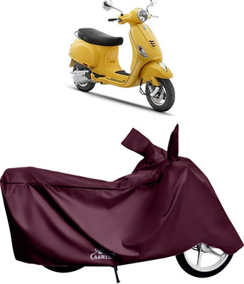 XAFO Waterproof Two Wheeler Cover for Vespa(VXL BS6, Red)