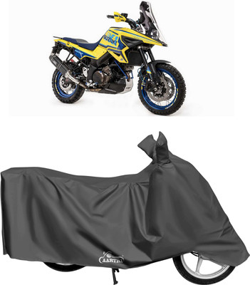 XAFO Waterproof Two Wheeler Cover for Suzuki(V Strom 650, Grey)