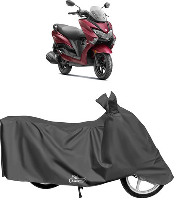XAFO Waterproof Two Wheeler Cover for Suzuki(Burgman Street, Grey)