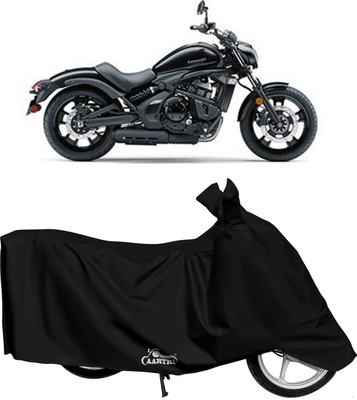 DROHAR Waterproof Two Wheeler Cover for Kawasaki(Vulcan S, Black)