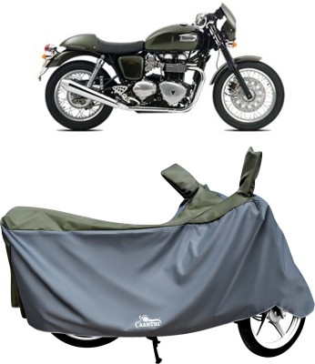 VITSOA Waterproof Two Wheeler Cover for Triumph(Thruxton 1200 R, Green)