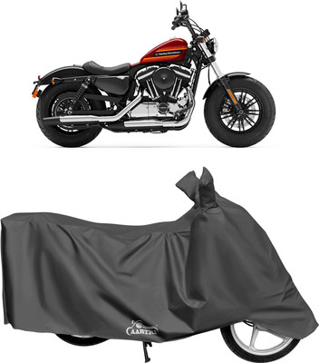 XAFO Waterproof Two Wheeler Cover for Harley Davidson(Forty Two, Grey)