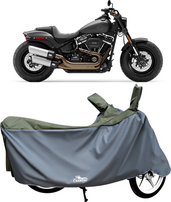 DROHAR Waterproof Two Wheeler Cover for Harley Davidson(Fat Boy, Green)