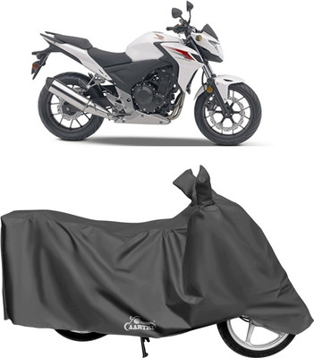DROHAR Waterproof Two Wheeler Cover for Honda(CB1000R, Grey)