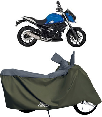 DROHAR Waterproof Two Wheeler Cover for Mahindra(Mojo, Grey)