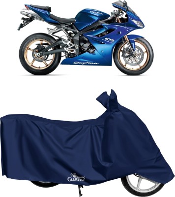 VITSOA Waterproof Two Wheeler Cover for Triumph(Daytona 350, Blue)