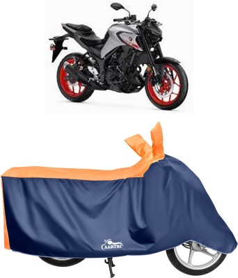 DROHAR Waterproof Two Wheeler Cover for Yamaha(MT 15 New BS6, Orange)