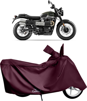 XAFO Waterproof Two Wheeler Cover for Triumph(Street Triple RS, Red)