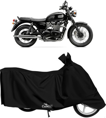 DROHAR Waterproof Two Wheeler Cover for Triumph(Bonneville T120 Black BS6, Black)
