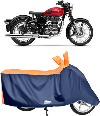 DROHAR Waterproof Two Wheeler Cover for Royal Enfield(Orange)