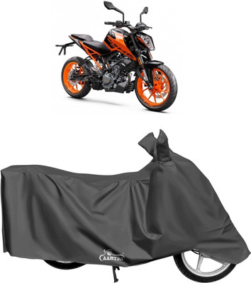 XAFO Waterproof Two Wheeler Cover for KTM(200 Duke, Grey)
