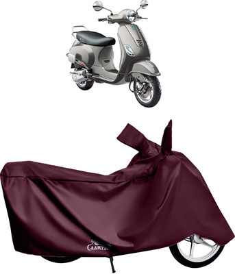 XAFO Waterproof Two Wheeler Cover for Vespa(VXL BS6, Red)