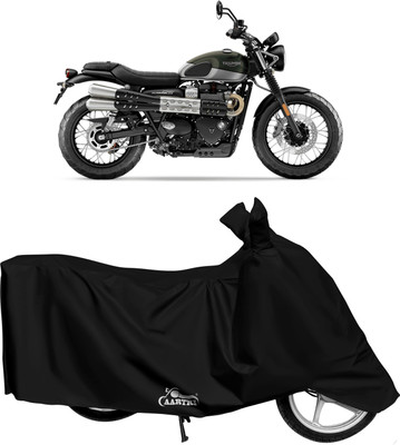 DROHAR Waterproof Two Wheeler Cover for Triumph(Street Triple RS, Black)