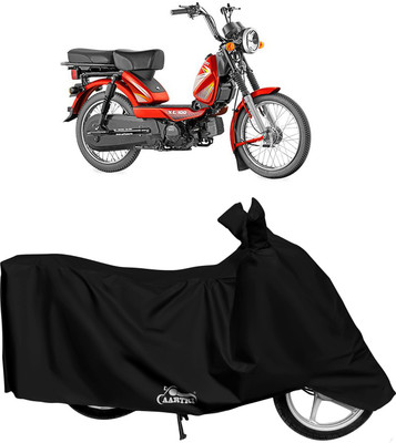 DROHAR Waterproof Two Wheeler Cover for TVS(Heavy Duty, Black)