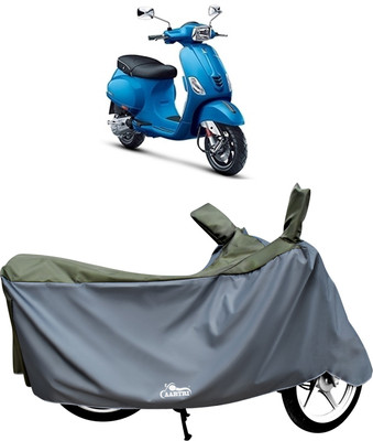 XAFO Two Wheeler Cover for Vespa(SXL 125 BS6, Green)