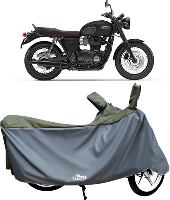 XAFO Two Wheeler Cover for Triumph(Bonneville T120 Black BS6, Green)