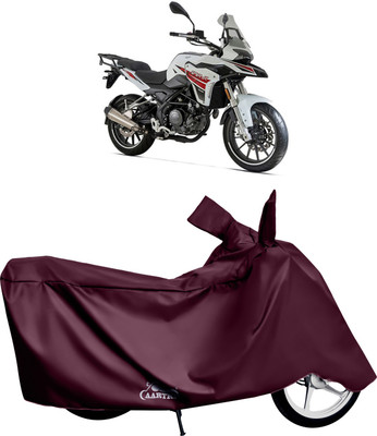DROHAR Waterproof Two Wheeler Cover for Benelli(TRK 502, Red)