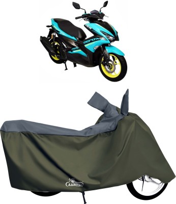 VITSOA Waterproof Two Wheeler Cover for Yamaha(Aerox 155 Maxi, Grey)