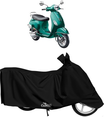 VITSOA Waterproof Two Wheeler Cover for Vespa(VXL BS6, Black)