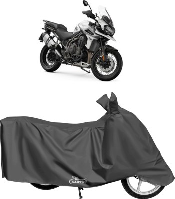 VITSOA Waterproof Two Wheeler Cover for Triumph(Tiger 800, Grey)