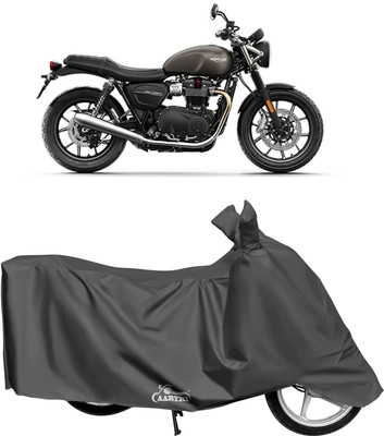XAFO Waterproof Two Wheeler Cover for Triumph(Street Triple RS, Grey)