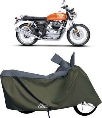 DROHAR Waterproof Two Wheeler Cover for Royal Enfield(Grey)