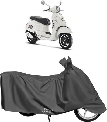 DROHAR Waterproof Two Wheeler Cover for Vespa(GTS 300 BS6, Grey)